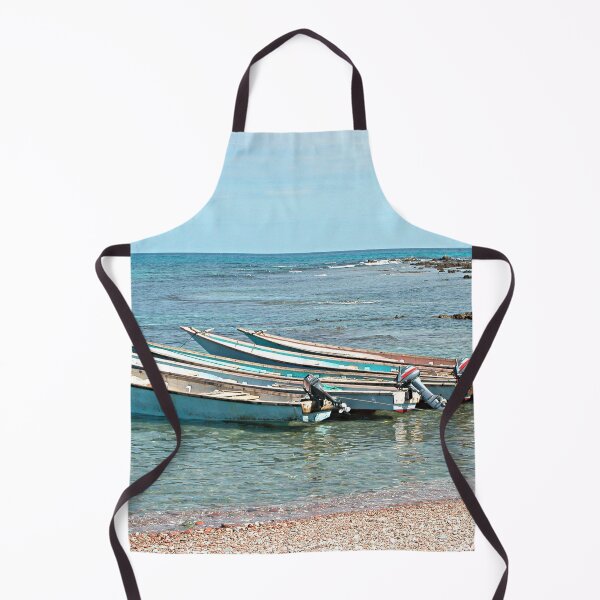 Item preview, Wooden Fishing Boats Seascape, Socotra, Yemen designed and sold by worldways.