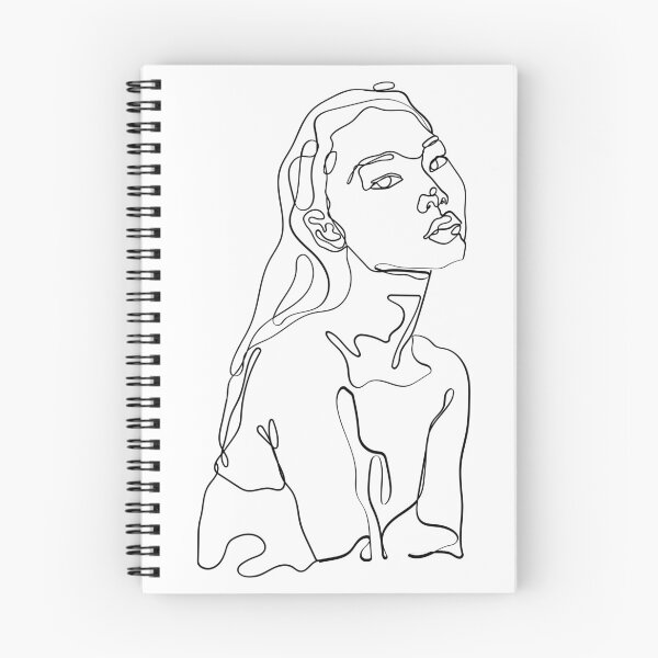 Item preview, Modern Minimalist Asian / Asian-African Female Line Drawing designed and sold by NaomiBalog.