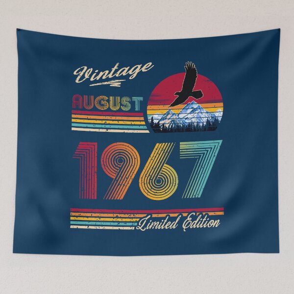 Item preview, Vintage August 1967 Birthday designed and sold by GreenSplash.