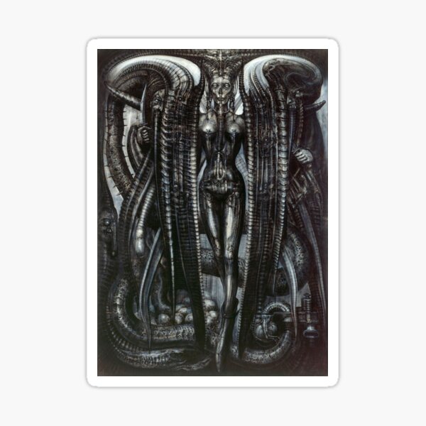 Lilith Steam Punk HR Giger Sticker