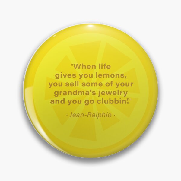 Item preview, Jean Ralphio Parks and Recs "When life gives you lemons" designed and sold by saprila.