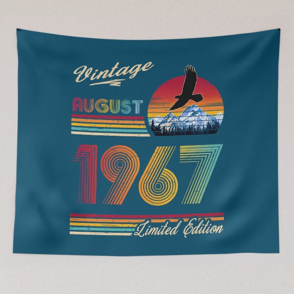 Item preview, August 1967 Birthday designed and sold by GreenSplash.