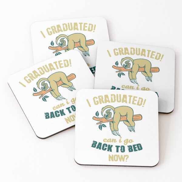 Item preview, I Graduated Can I Go Back To Bed Now Sloth Lazy Chilling Fun designed and sold by hadlamcom.