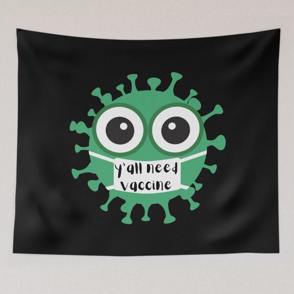 Item preview, Y'all Need Vaccine - Text & Graphic designed and sold by TesSpace.