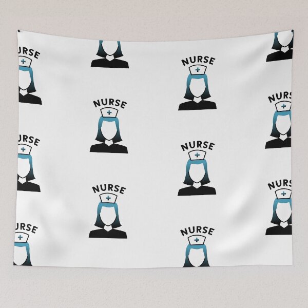 Item preview, NURSE- black and blue gradient designed and sold by Slaystyle.