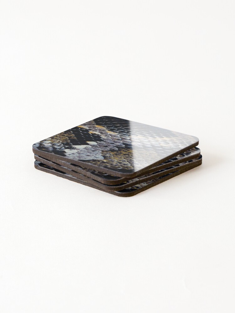 Thumbnail 4 of 5, Coasters (Set of 4), Python Skin Pattern designed and sold by Trendytstore.