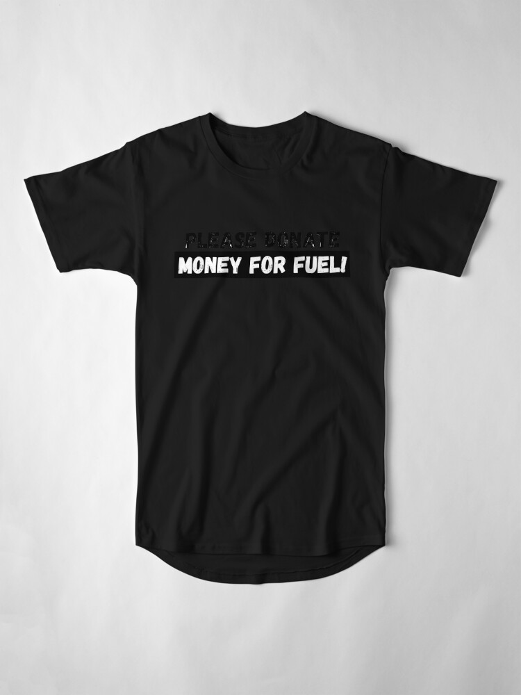 Please Donate Money for Fuel! (Large Print) Sticker for Sale by