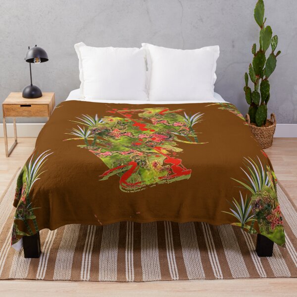 Item preview, Island Vibes, diseño floral bohemio abstracto, NR 3, arte abstracto floral, inspirado en la naturaleza designed and sold by Adri Barnard.