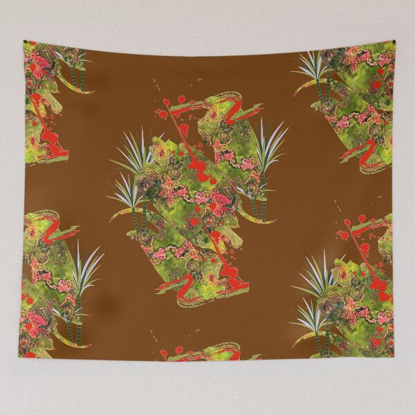 Item preview, Island Vibes, abstract Floral Boho design,NR 3,  Floral  Abstract Art, Inspired by Nature designed and sold by Adri Barnard.