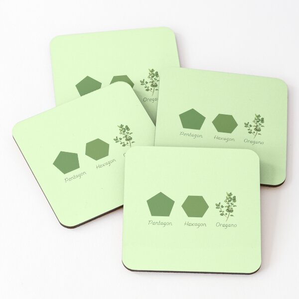 Item preview, Pentagon Hexagon Oregano designed and sold by careerdesigns.