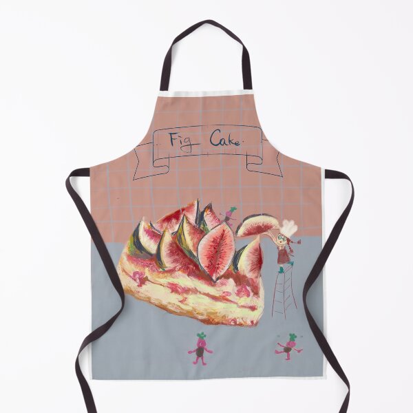 Item preview, fig cake, fig cake illustration, poster, fig cake apron, bakery interior goods designed and sold by table77.