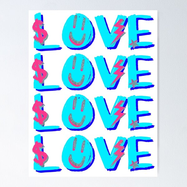 Item preview, preppy LOVE designed and sold by Julia Santos.