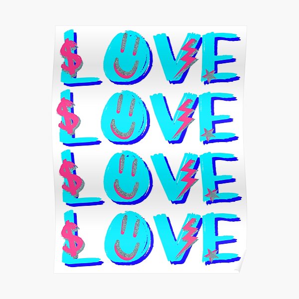 preppy LOVE Poster