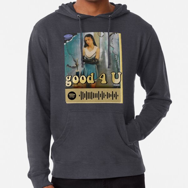 Buena tendencia del código de 4 U Olivia Rodrigo Spotify de <br> No Te Lo Pierdas! Camisa de regalo Sudadera ligera con capucha