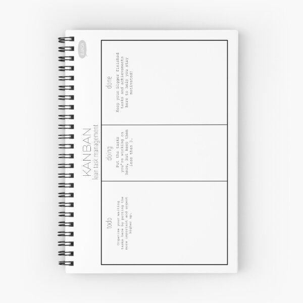 Item preview, Minimalist Style Kanban Board for Lean Task Management designed and sold by iliaca.
