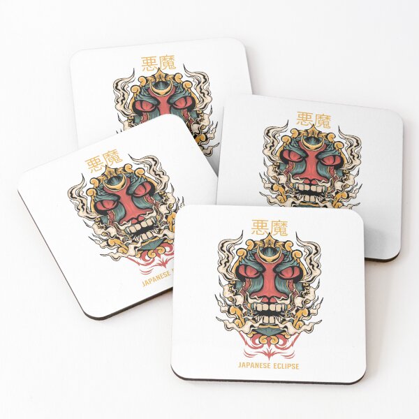 Item preview, Japanese Tattoo Art Eclipse Samurai Mask Harajuku designed and sold by screenworks.