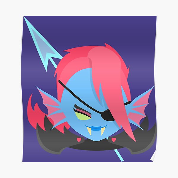 Undyne The Undying Posters For Sale Redbubble