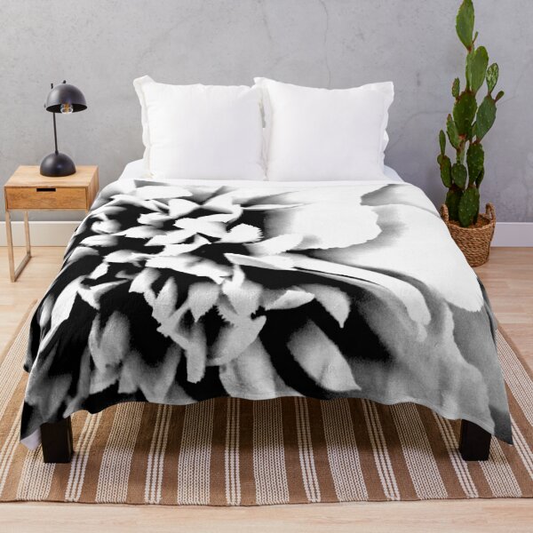 Item preview, Black and White Flower Petals designed and sold by Geoff Treagus.