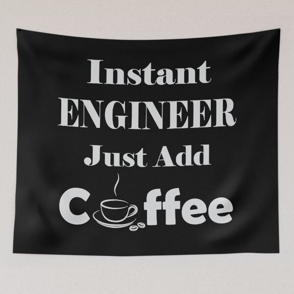 Item preview, Instant Engineer Just Add Coffee designed and sold by TravelScientist.
