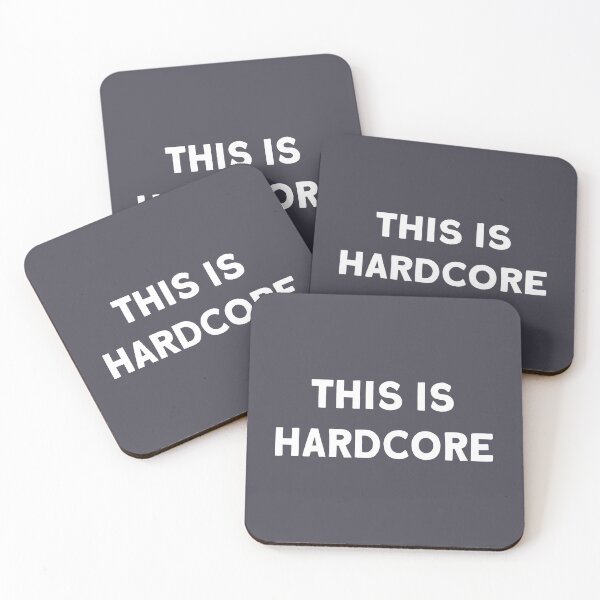 Item preview, This Is Hardcore, white designed and sold by perezzzoso.