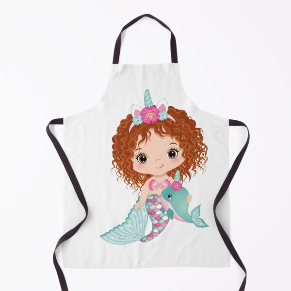 Item preview, Cute Little Unicorn Mermaid designed and sold by CreativeMill.