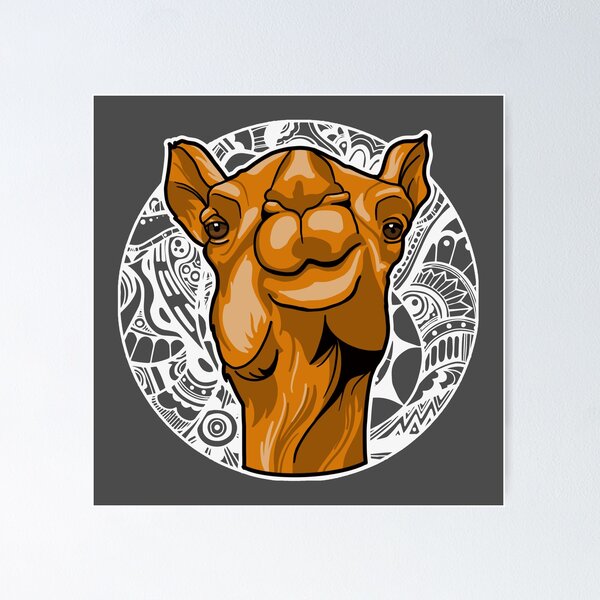 Item preview, Animal Alphabet_Camel designed and sold by AFrolicStone.