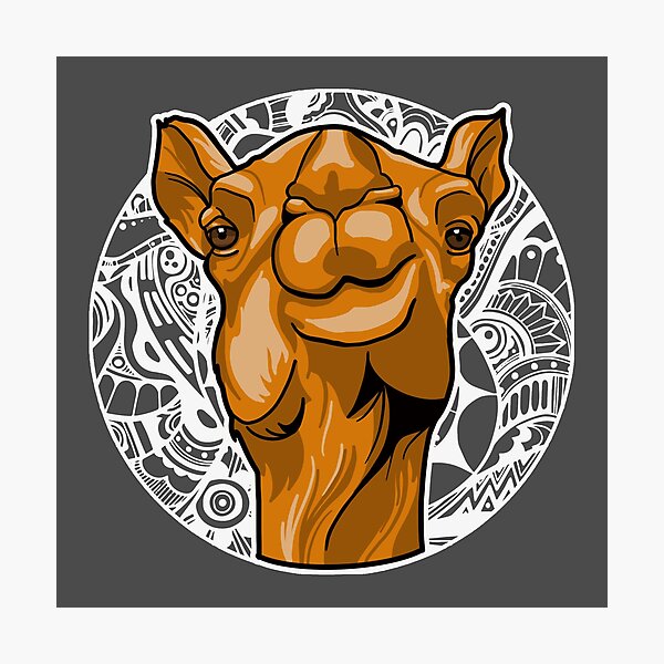 Item preview, Animal Alphabet_Camel designed and sold by AFrolicStone.