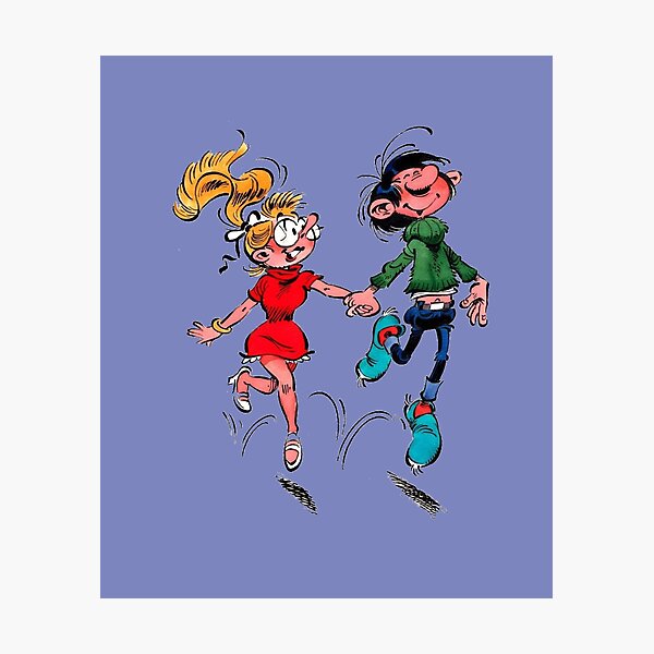 Art Mural Sur Le Theme Lagaffe Redbubble