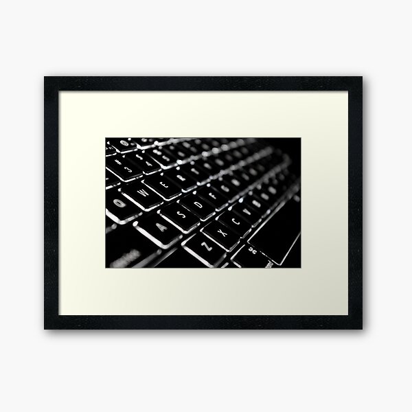 Backlit Framed Art Print