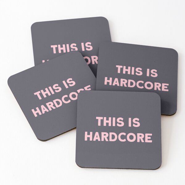 Item preview, This Is Hardcore, pink designed and sold by perezzzoso.