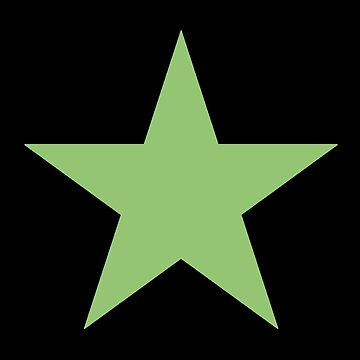 Dark Green Star Magnet