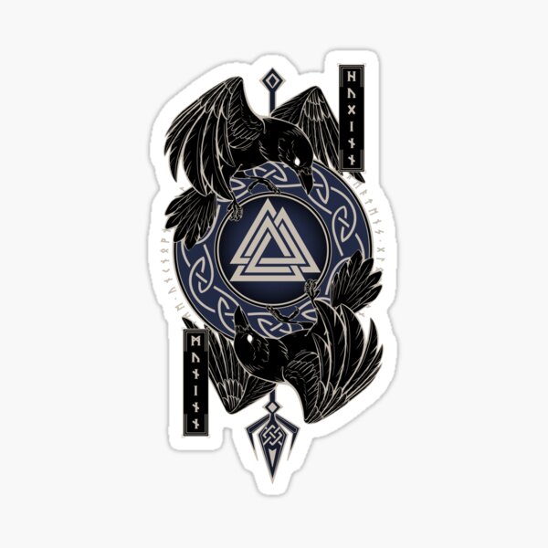 Odin's Ravens Sticker