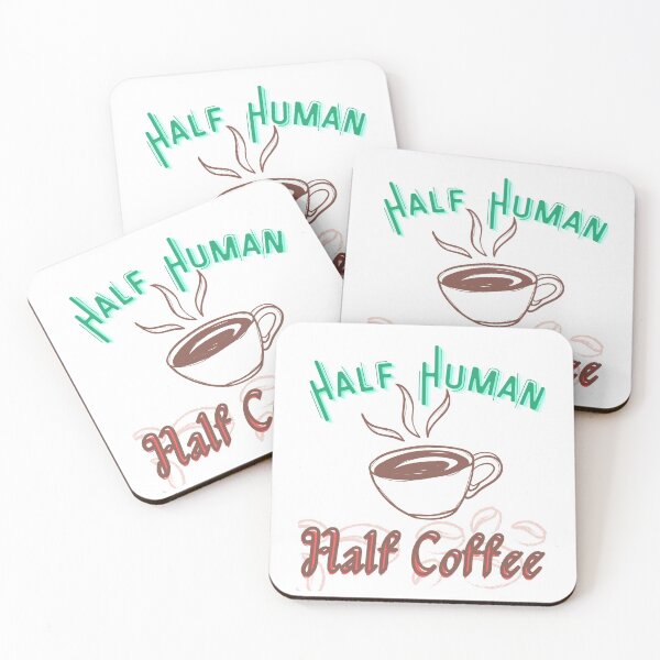 Item preview, Half Human Half Coffee designed and sold by Mariya Krashkova.