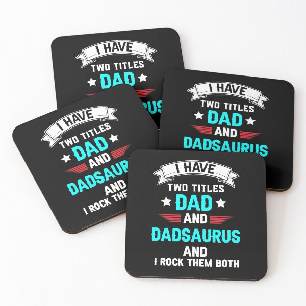 Item preview, I Have Two Titles Dad And Dadsaurus And I Rock Them Both designed and sold by Raminovitch.