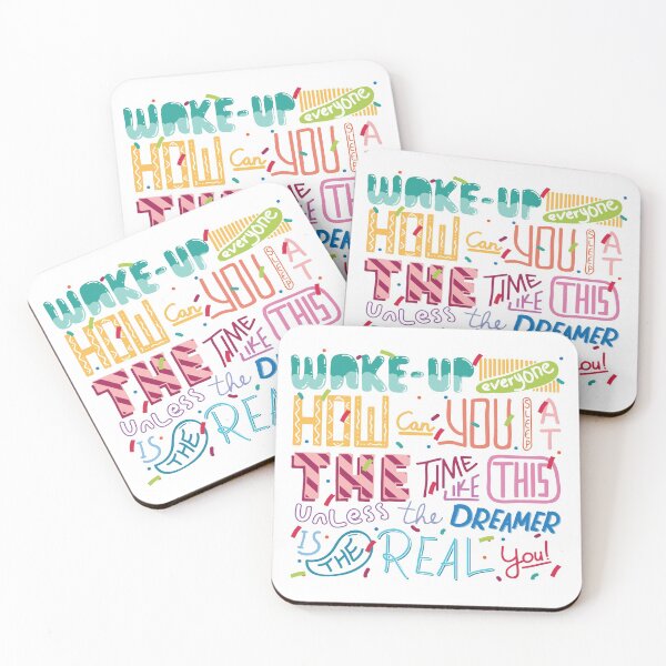Item preview, Make it Mine Song by Jason Mraz Fanart Lyrics "Wake Up Everyone" designed and sold by saprila.