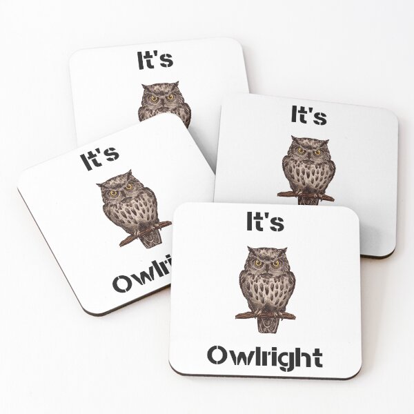 Item preview, It's Owlright designed and sold by kocakashop.