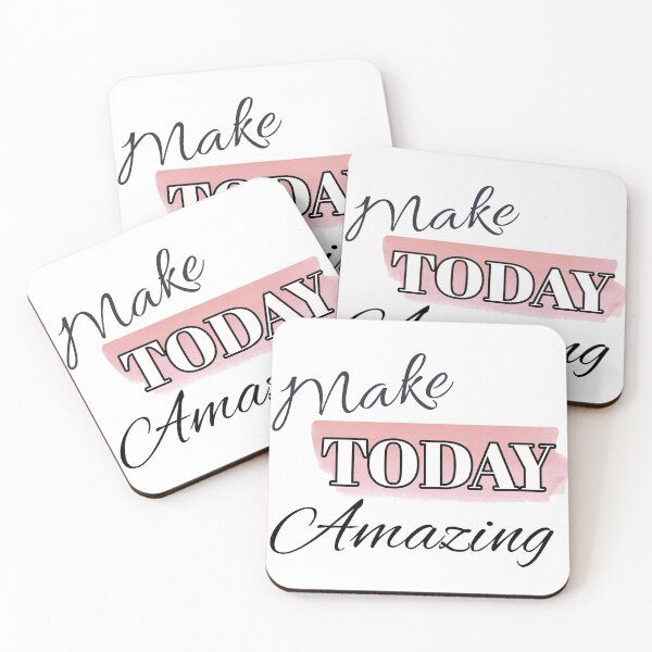 Item preview, Make Today Amazing Pink designed and sold by Designs By YL.