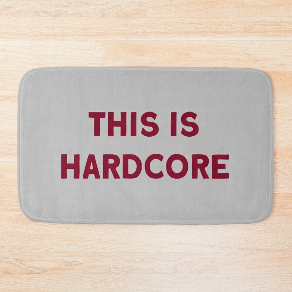 Item preview, This Is Hardcore, burgundy designed and sold by perezzzoso.