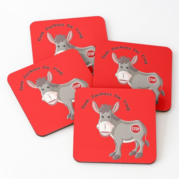Item preview, Doh Jackass De Ting Red - Designed by Santimanitay to make you laugh. designed and sold by santimanitay.