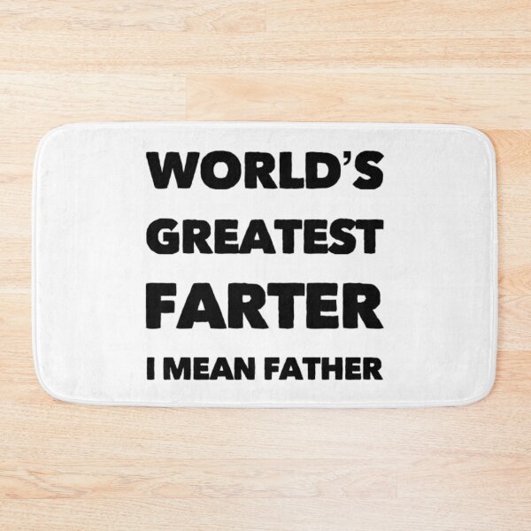 Item preview, Worlds greatest farter funny fathers day  modern black text designed and sold by ashdenent.