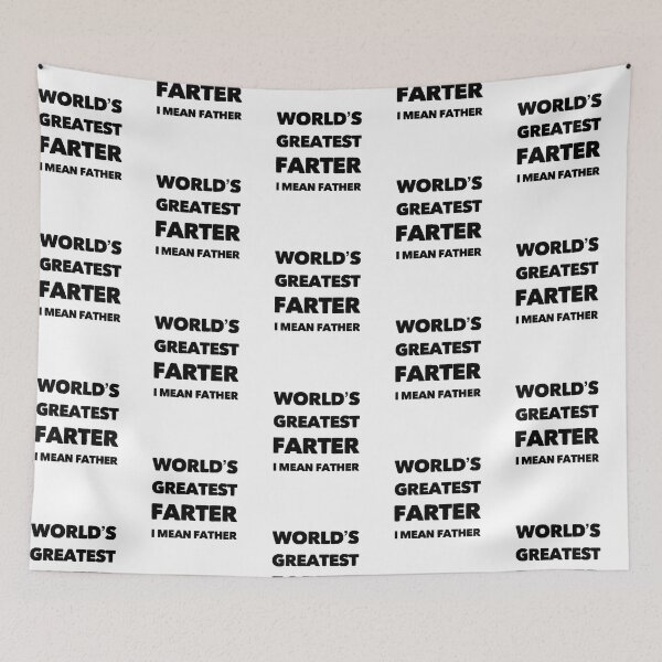 Item preview, Worlds greatest farter funny fathers day  modern black text designed and sold by ashdenent.
