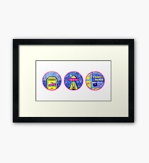 x-files etc Framed Print