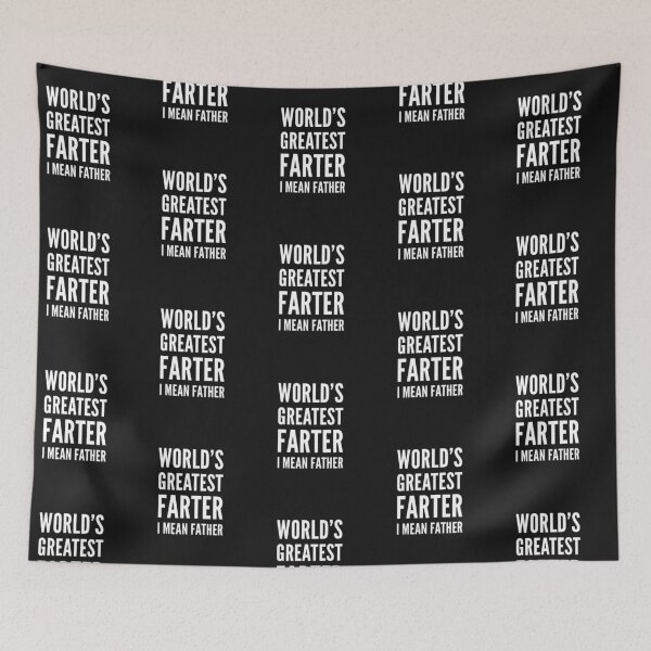 Item preview, Worlds greatest farter funny fathers day white text designed and sold by ashdenent.