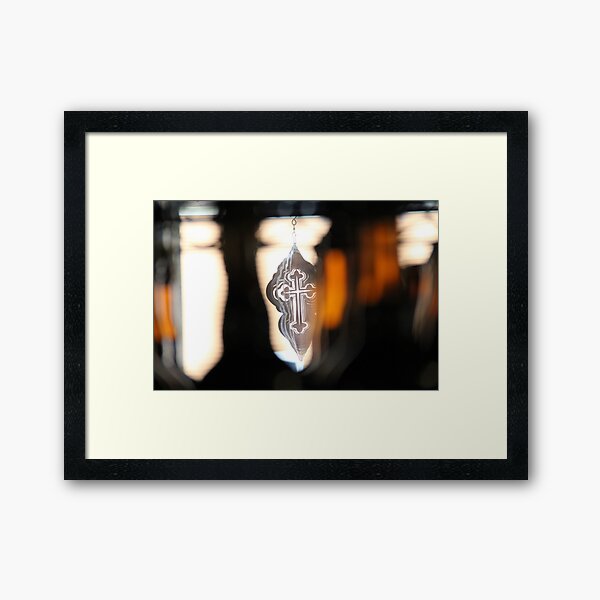 Cross Framed Art Print