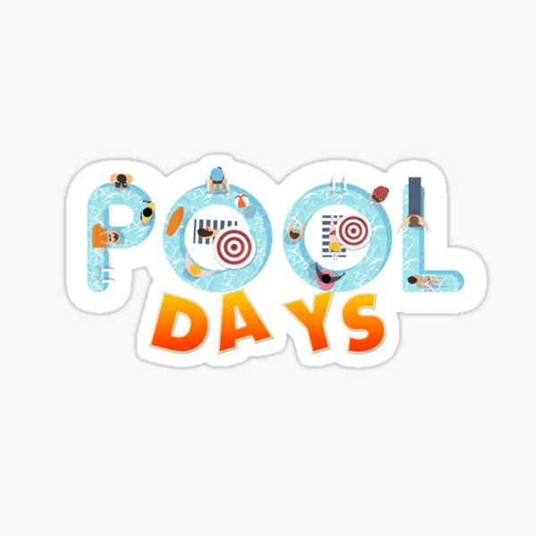 Pool party Stickers - Free people Stickers