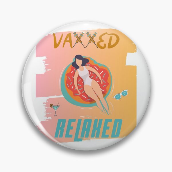Item preview, vaxxed relaxed artwork designed and sold by saladiin.