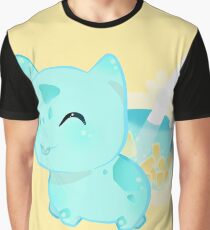 Blue Boba(tea)saur Graphic T-Shirt