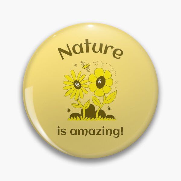 Item preview, Nature is amazing yellow and brown design designed and sold by NatureArtUK.