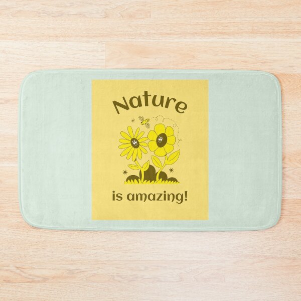 Item preview, Nature is amazing yellow and brown design designed and sold by NatureArtUK.
