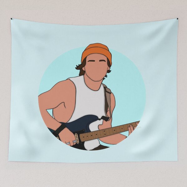 Item preview, Luke Patterson and his guitar designed and sold by enchantededits.